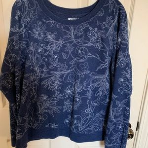 Old Navy Floral Sweatshirt